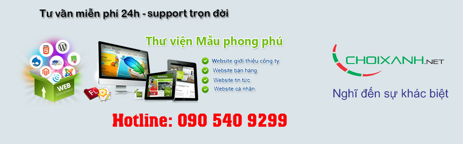 Hổ trợ khách hàng quảng bá